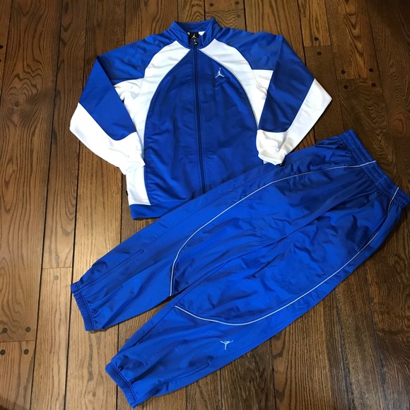 blue jordan tracksuit